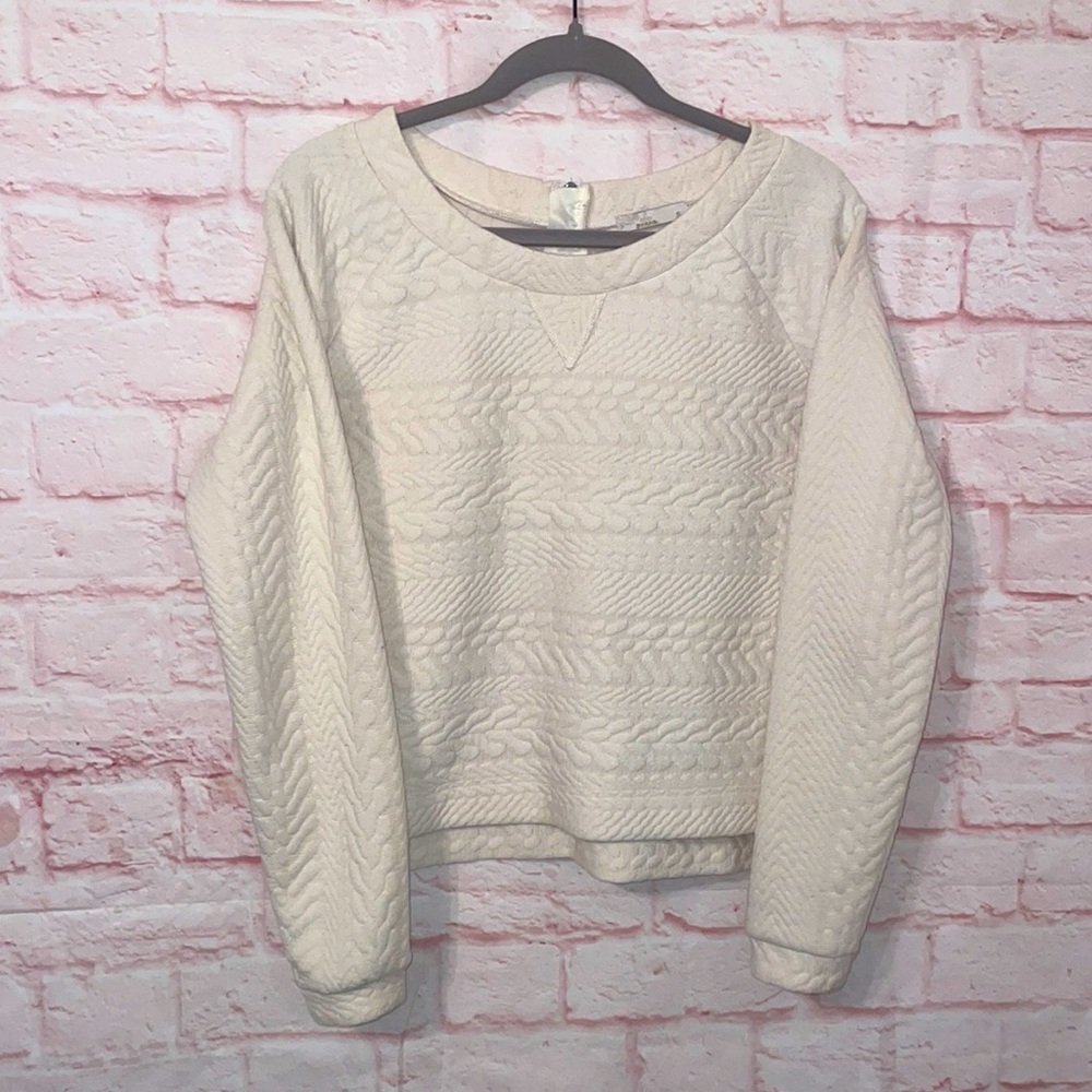 PRANA classic cut small crew neck sweater
